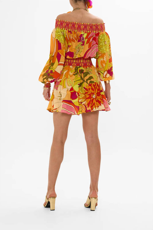 Camilla - Off Shoulder Short Dress