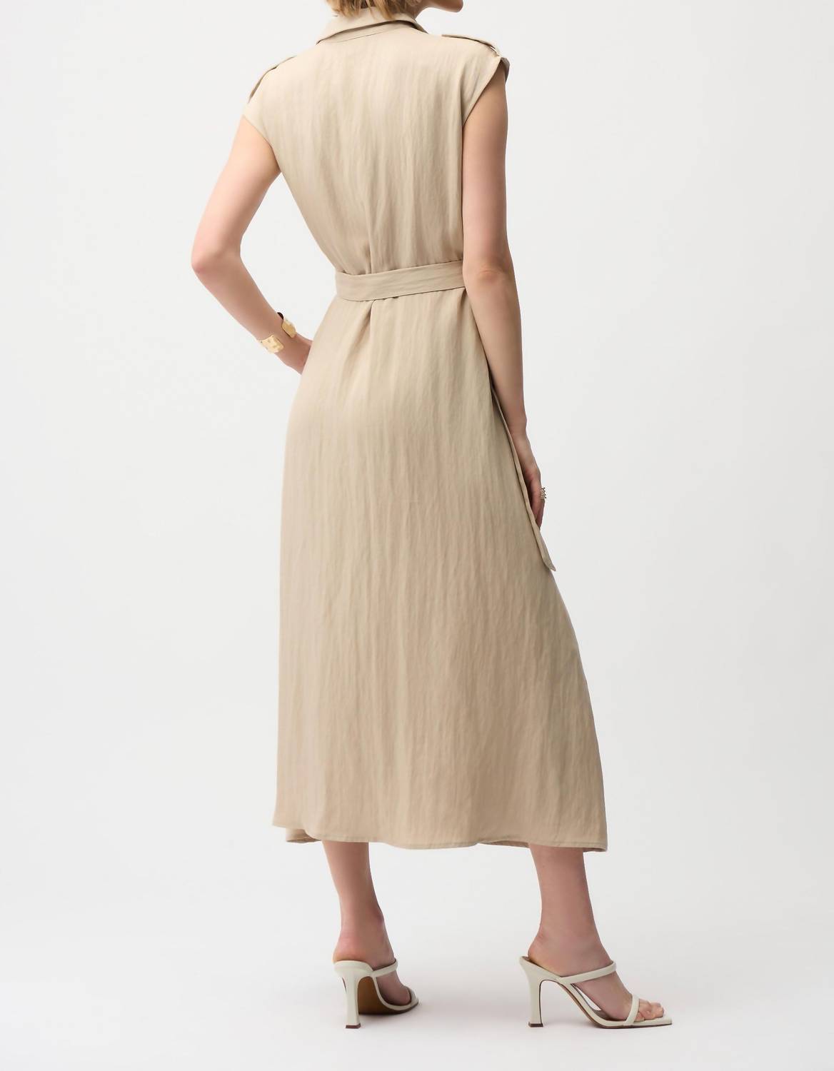 Joseph Ribkoff - Textured Woven Shirt Dress
