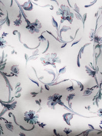 Eton Men’s Floral Organic Cotton Dress Shirt in white - men's shirt - alternate view
