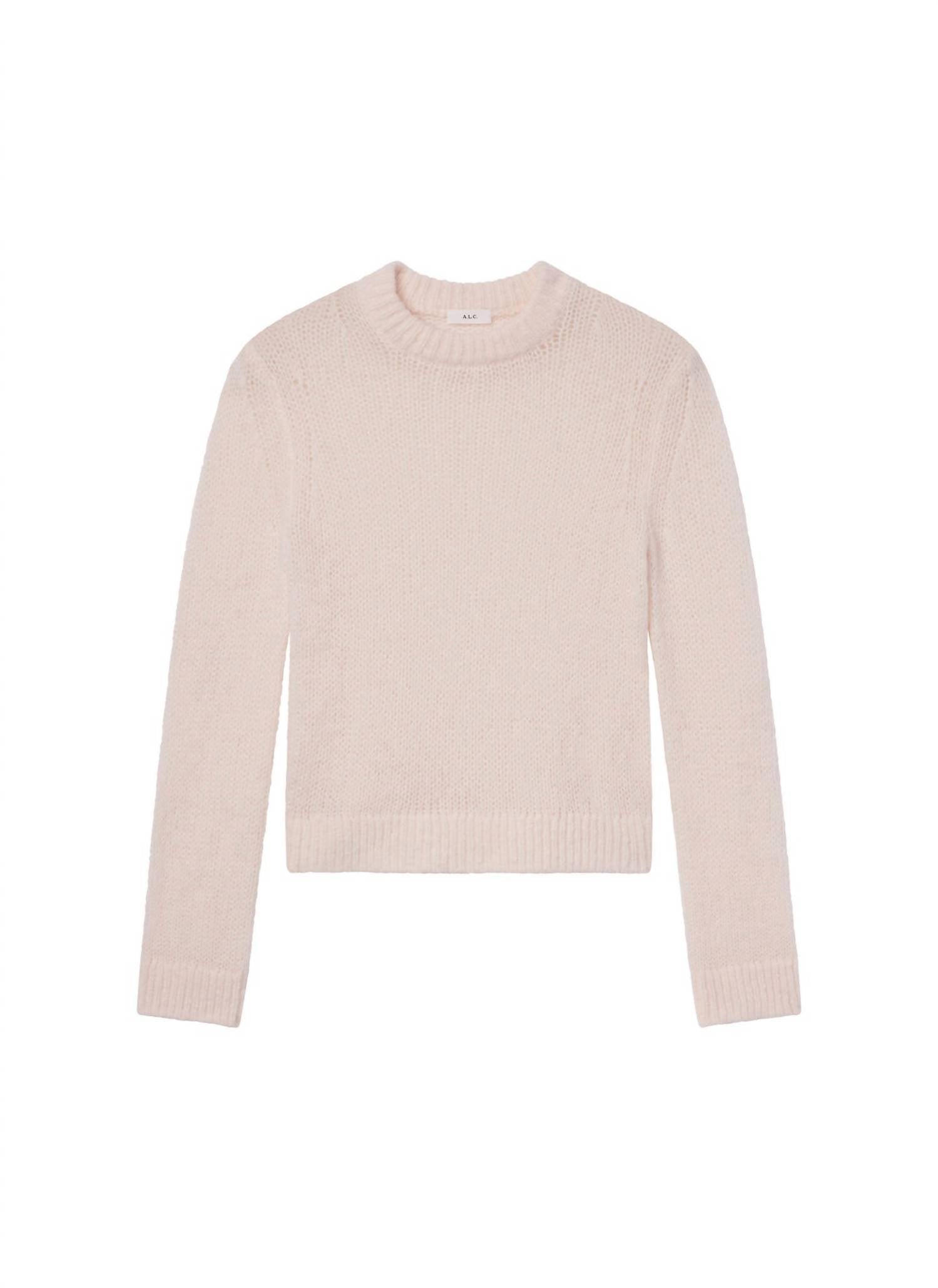 A.L.C. - Bowie Sheer Alpaca Crewneck Sweater