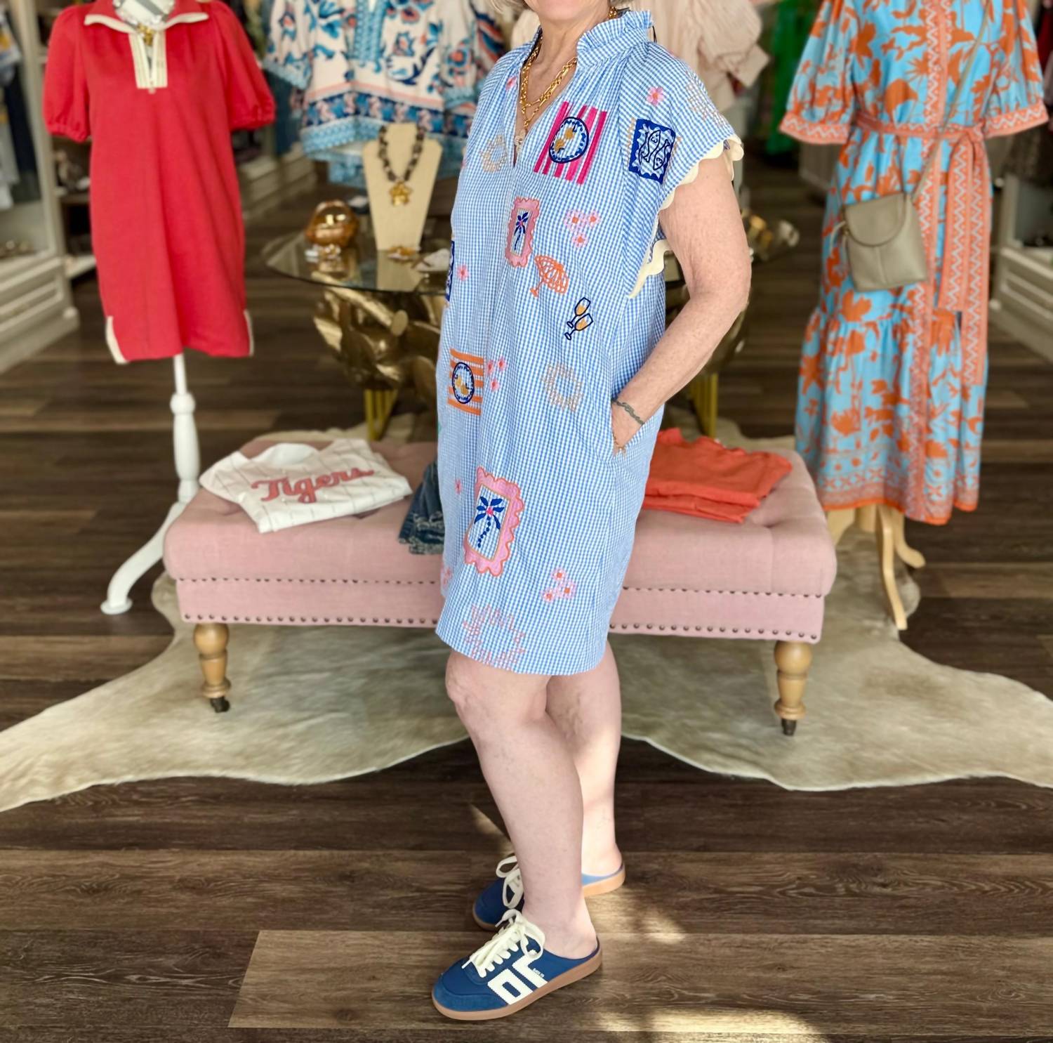 Thml - Coastal Stitch Mini Dress