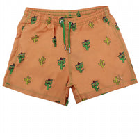 Eight X - Sombrero Cactus Print Swim Trunks