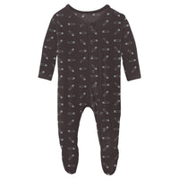 Kickee - Kids' Print Footie with Snaps