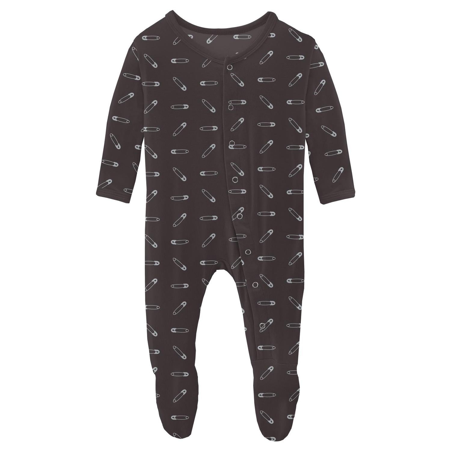 Kickee - Kids' Print Footie with Snaps