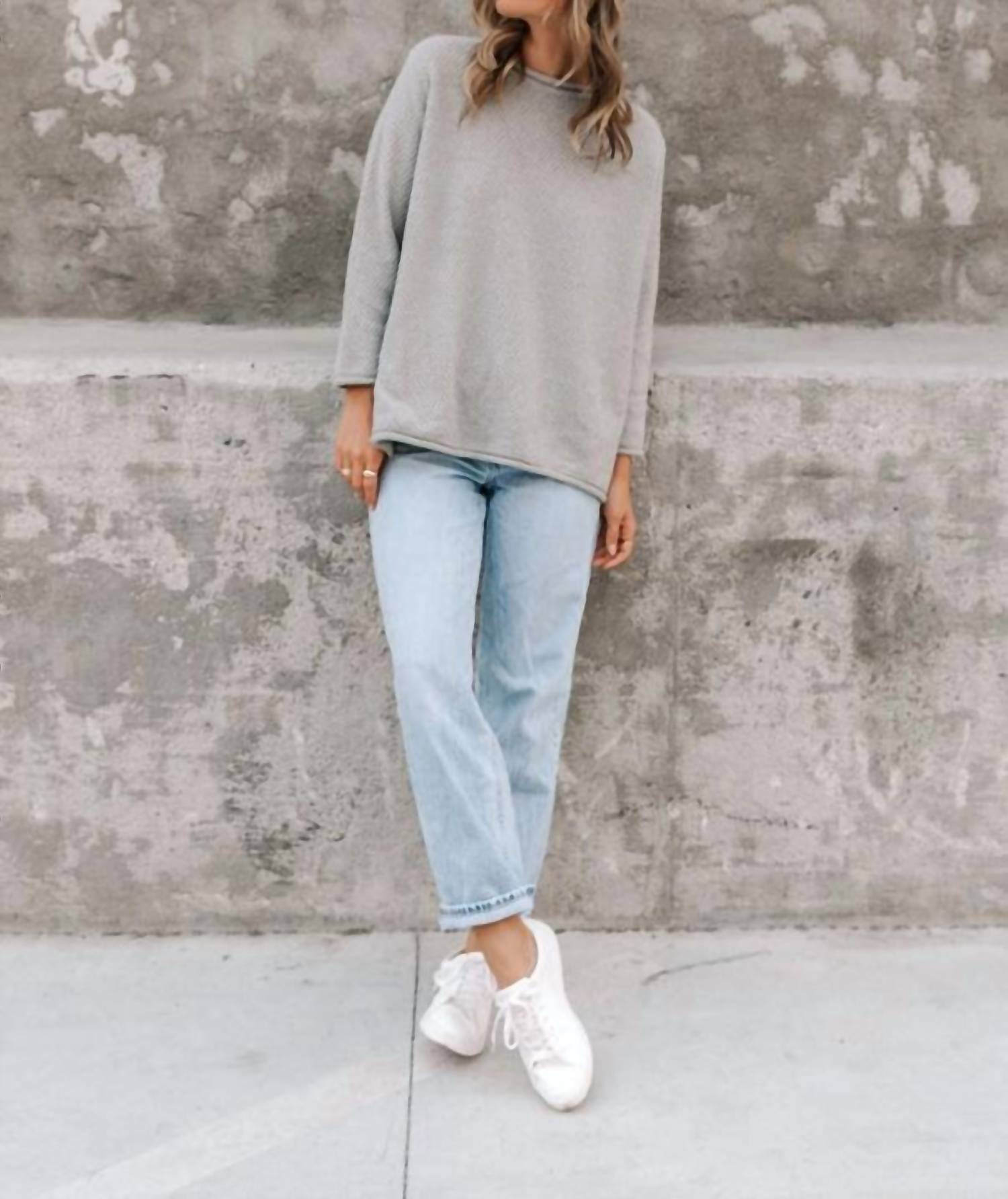Lovestitch - Cozy Side Slit Sweater