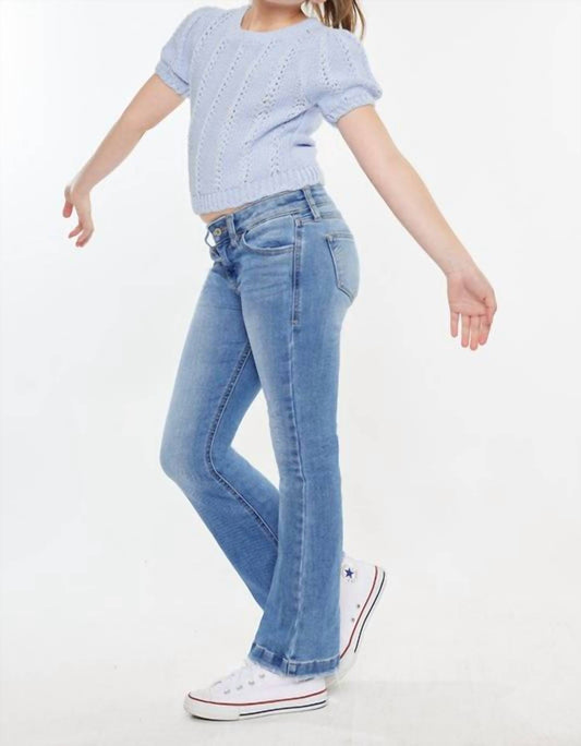 Kancan - Youth Mid Rise Flare Jeans