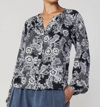Current Air - Isabel Floral Blouse