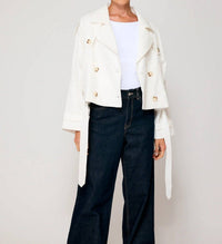 Line And Dot - Bendetta Crop Trench Jacket