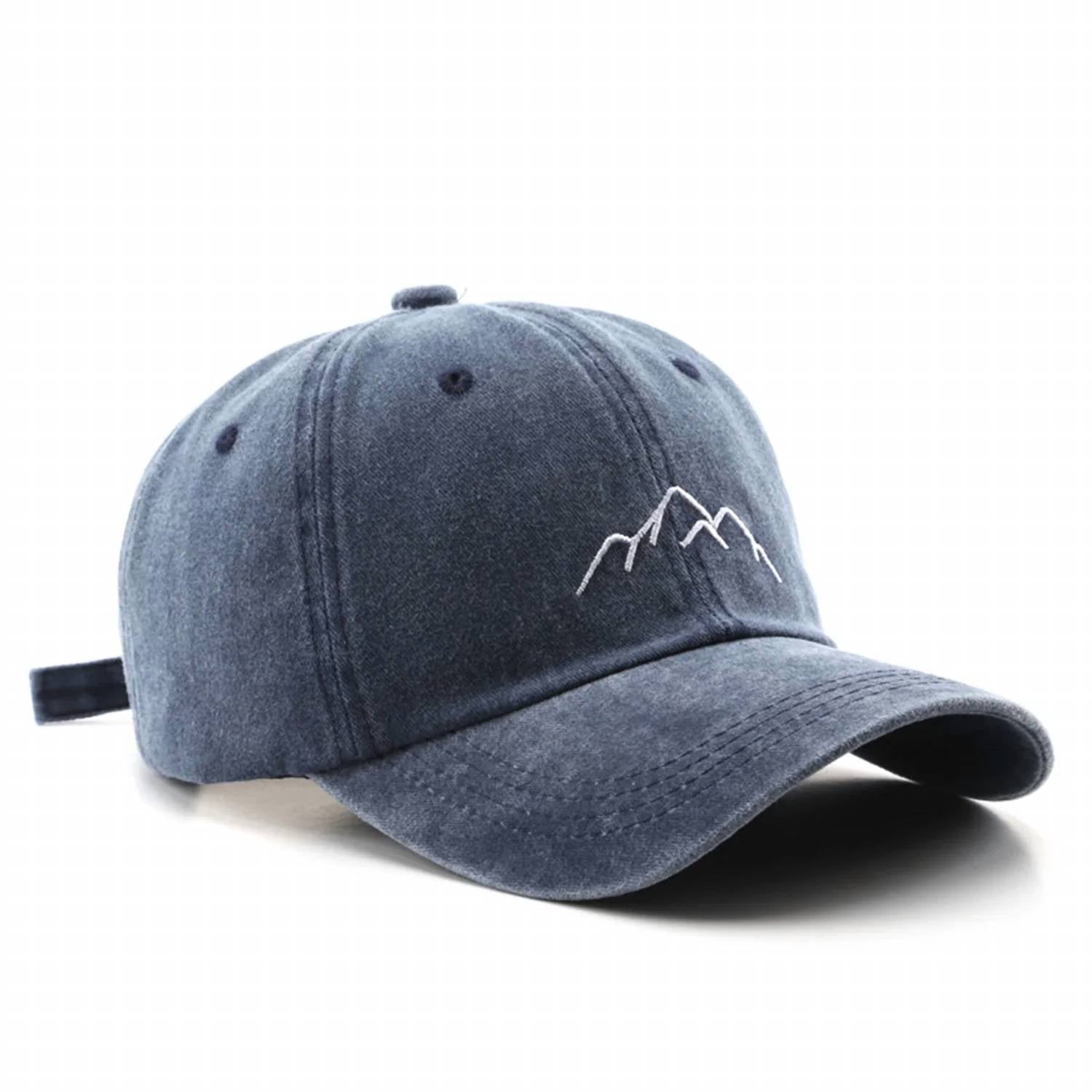 Accity - Women's Vintage Washed Distressed Mountain Embroidery Cap