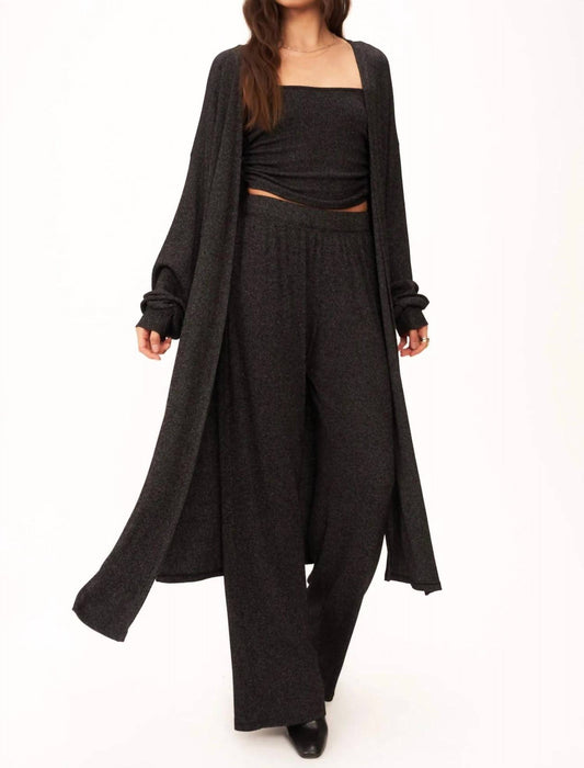 Catch Flights Maxi Rib Cardi