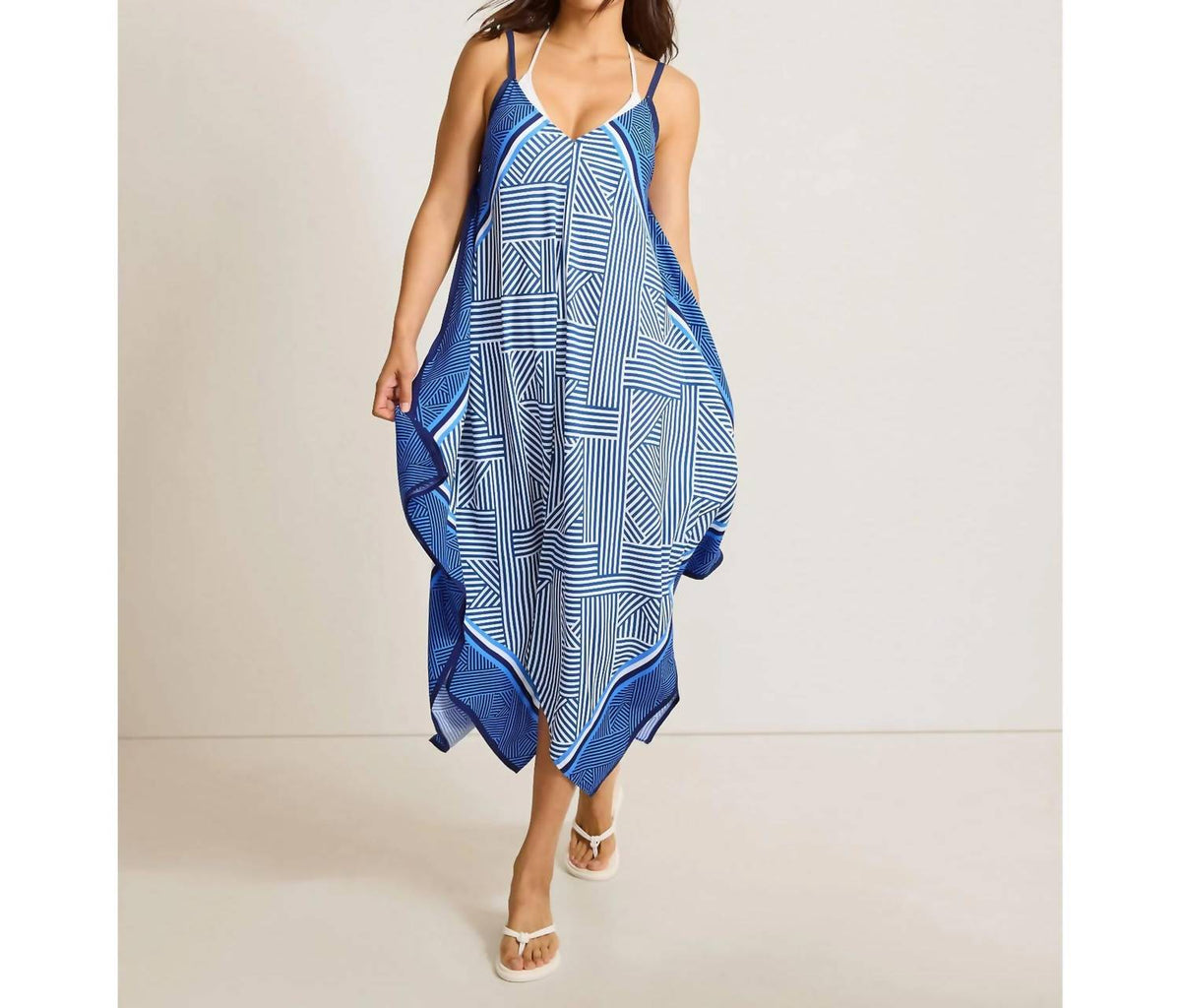 Tommy Bahama - Stripe Scarf Dress Cover Up
