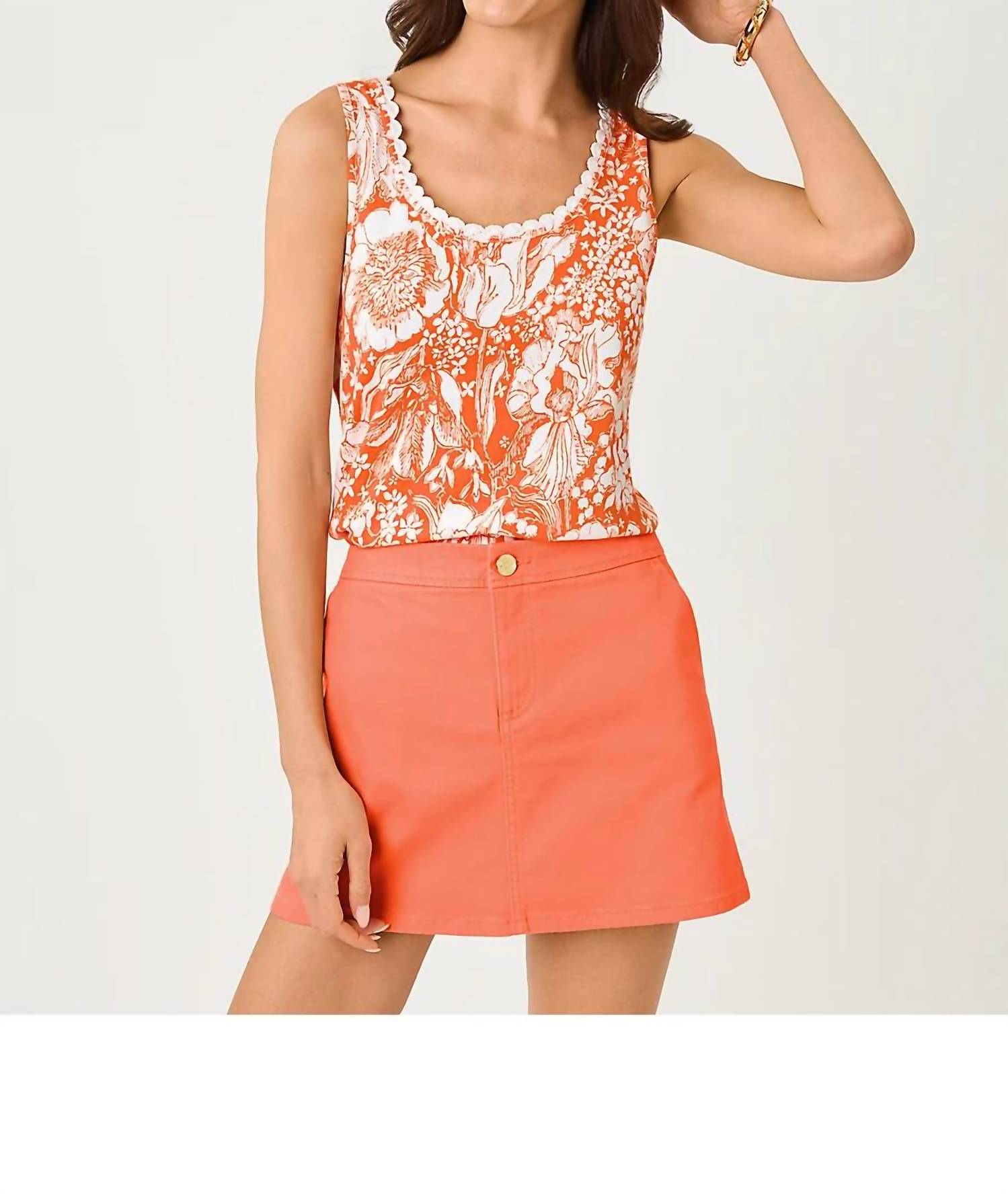 Lilly Pulitzer - Gabbie Crochet Trimmed Knit Top