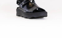 Wolky Women's Laprida Sandal in black - women's sandal - detail view