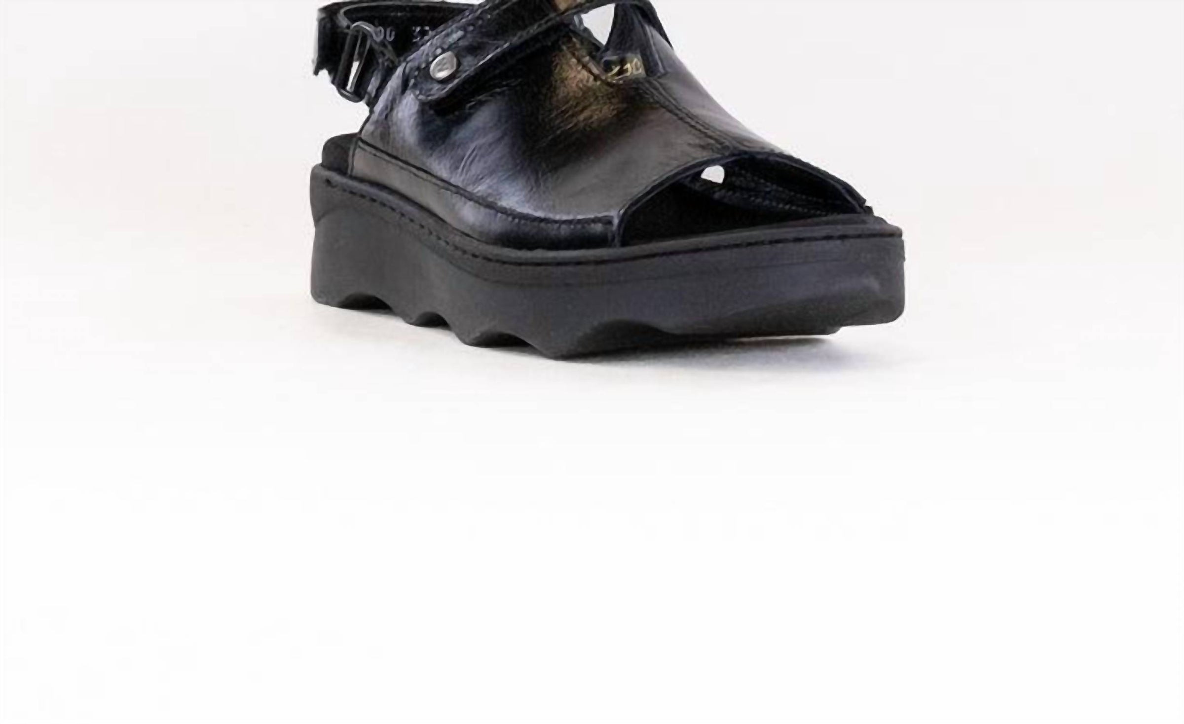 Wolky Women's Laprida Sandal in black - women's sandal - detail view