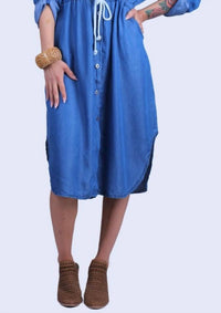 Gigi Moda - Fresca Denim Midi Dress