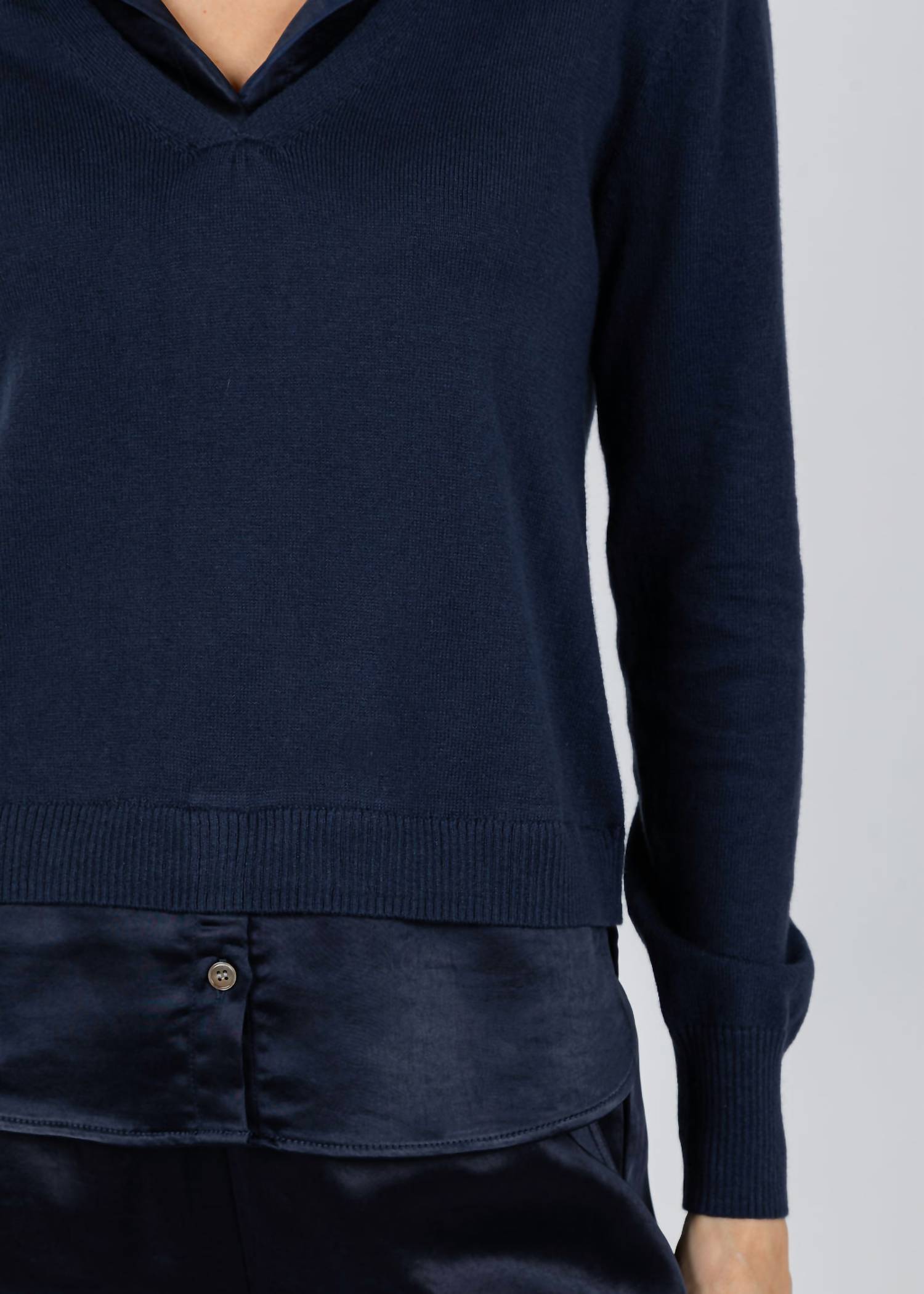 J. Society - Lyla Two Fer Pullover Sweater