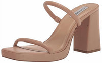 STEVE MADDEN Women's Polly Sandal in natural - women's sandal - detail view