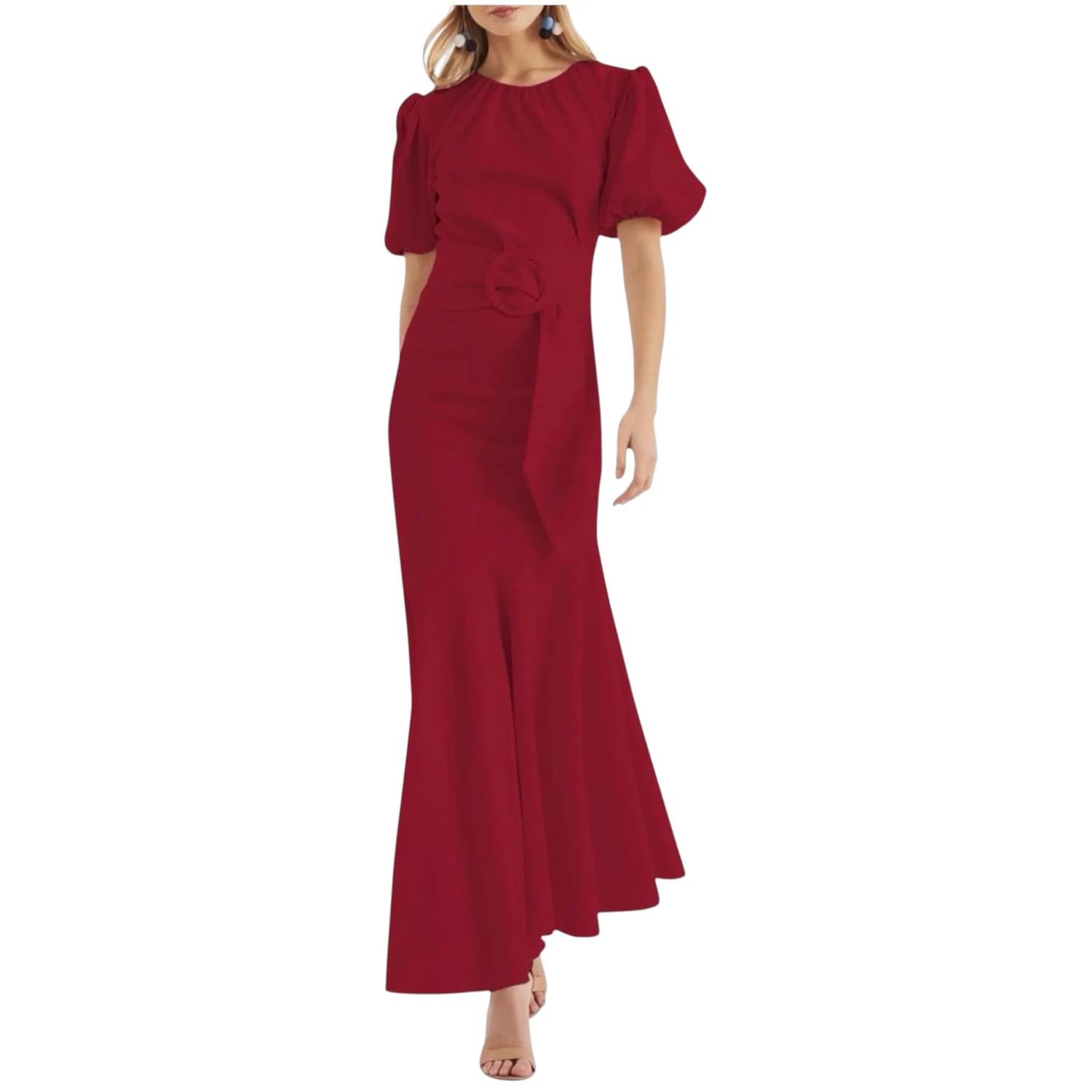Sachin & Babi - Camila Asymmetric Hem Belted Dress