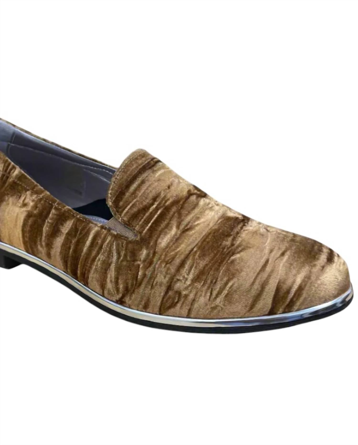 Bella Comforto Women's Jo Loafer in taupe - women's flats - detail view