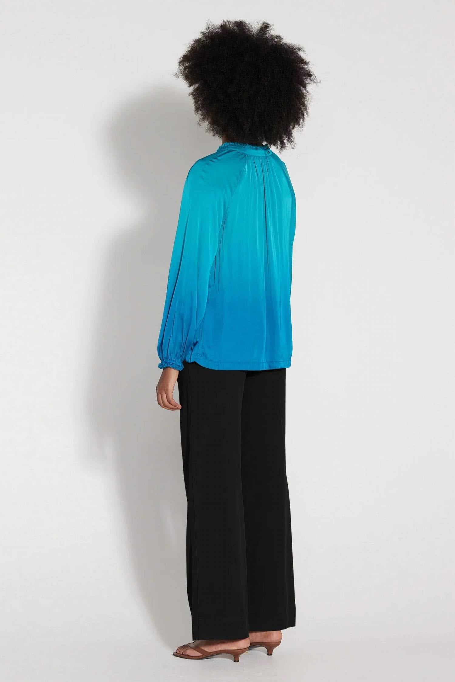 Raquel Allegra - VICTORIA RUFFLE BLOUSE