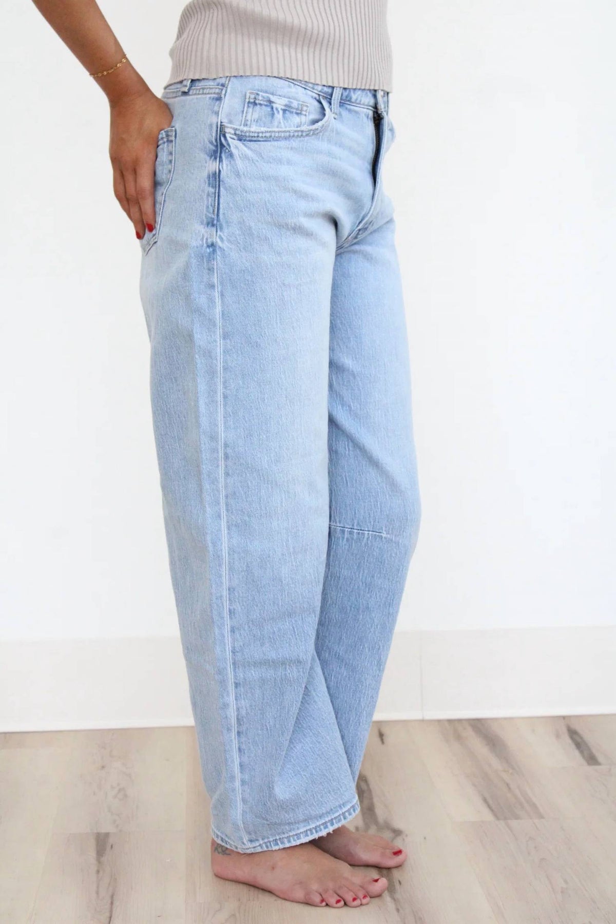 Vervet By Flying Monkey - Gigi Barrel Jean