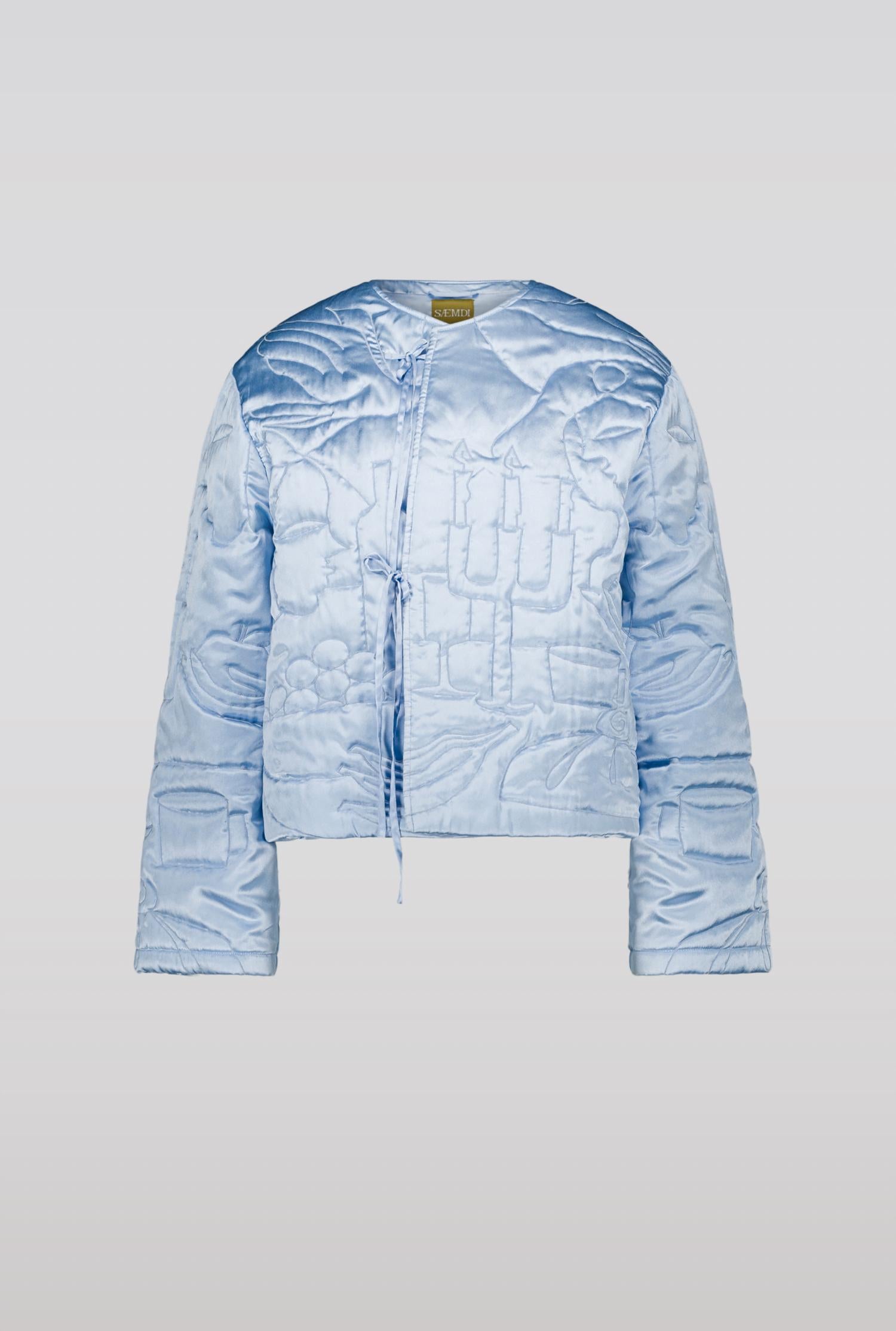Saemdi - Padded Embroidery Jacket