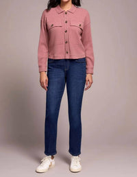 Tribal - Brushed Waffle Knit Shacket