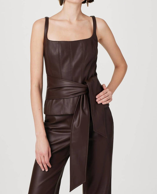 Toccin - Linda Tie-front Corset Tank