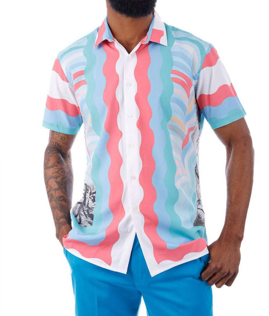 Barabas - Flashy New Wave Short Sleeve Shirt