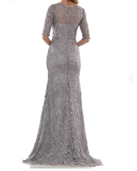 Colors Dress - Marsoni Long Mother Of The Bride Lace Dress