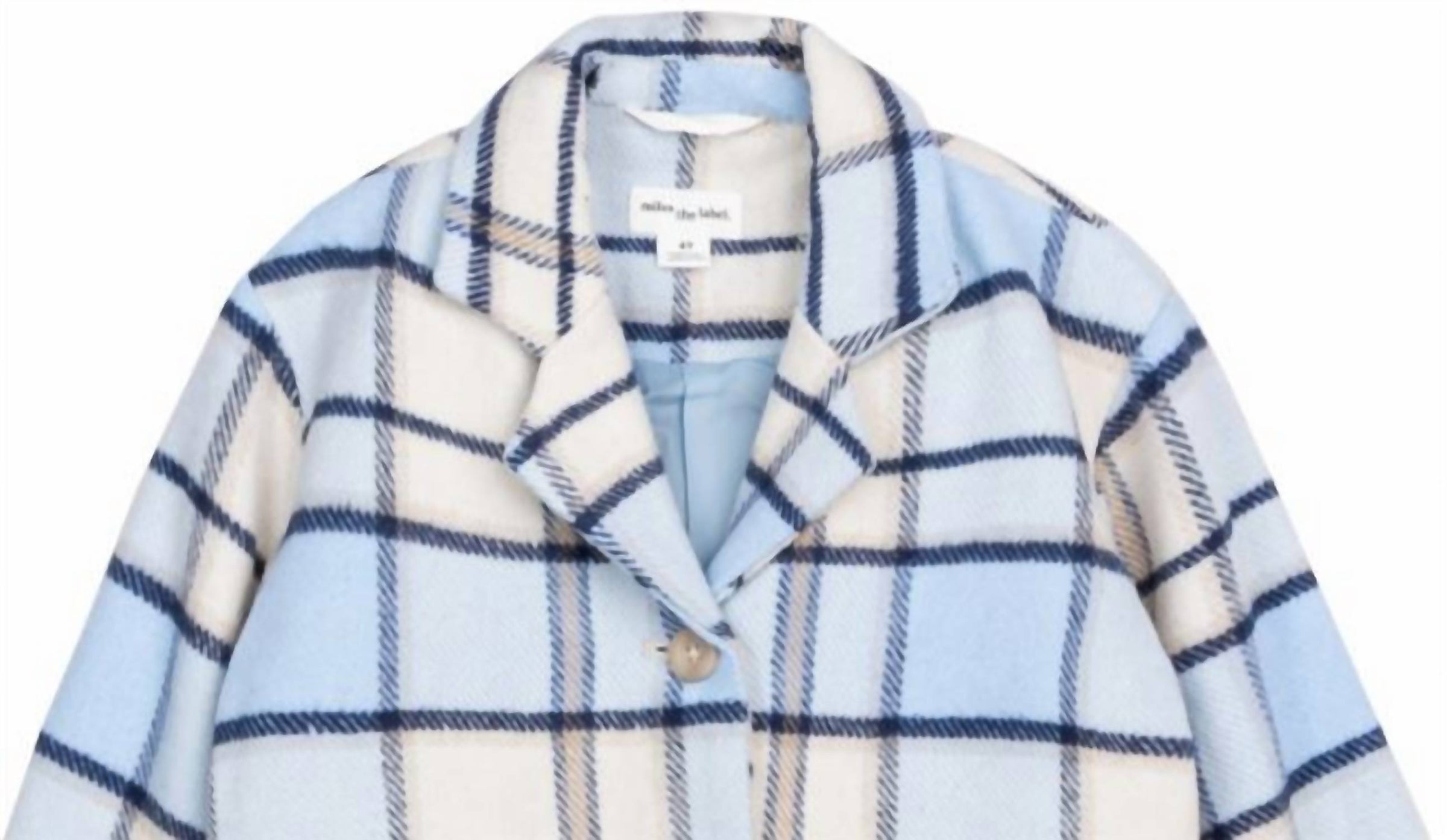 Miles The Label - Girl's Plaid Jacket