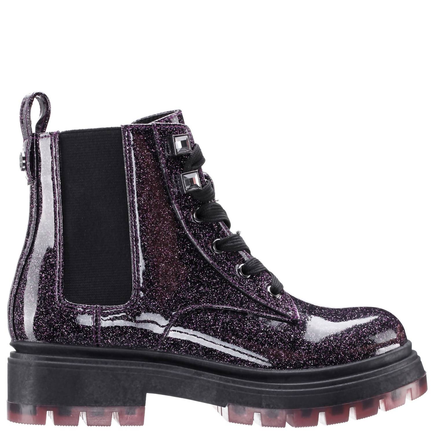 Nina - Girls Colette Side Zip Combat Boots