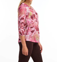 Fdj - Thana Three Quarter Sleeve V-neck Top
