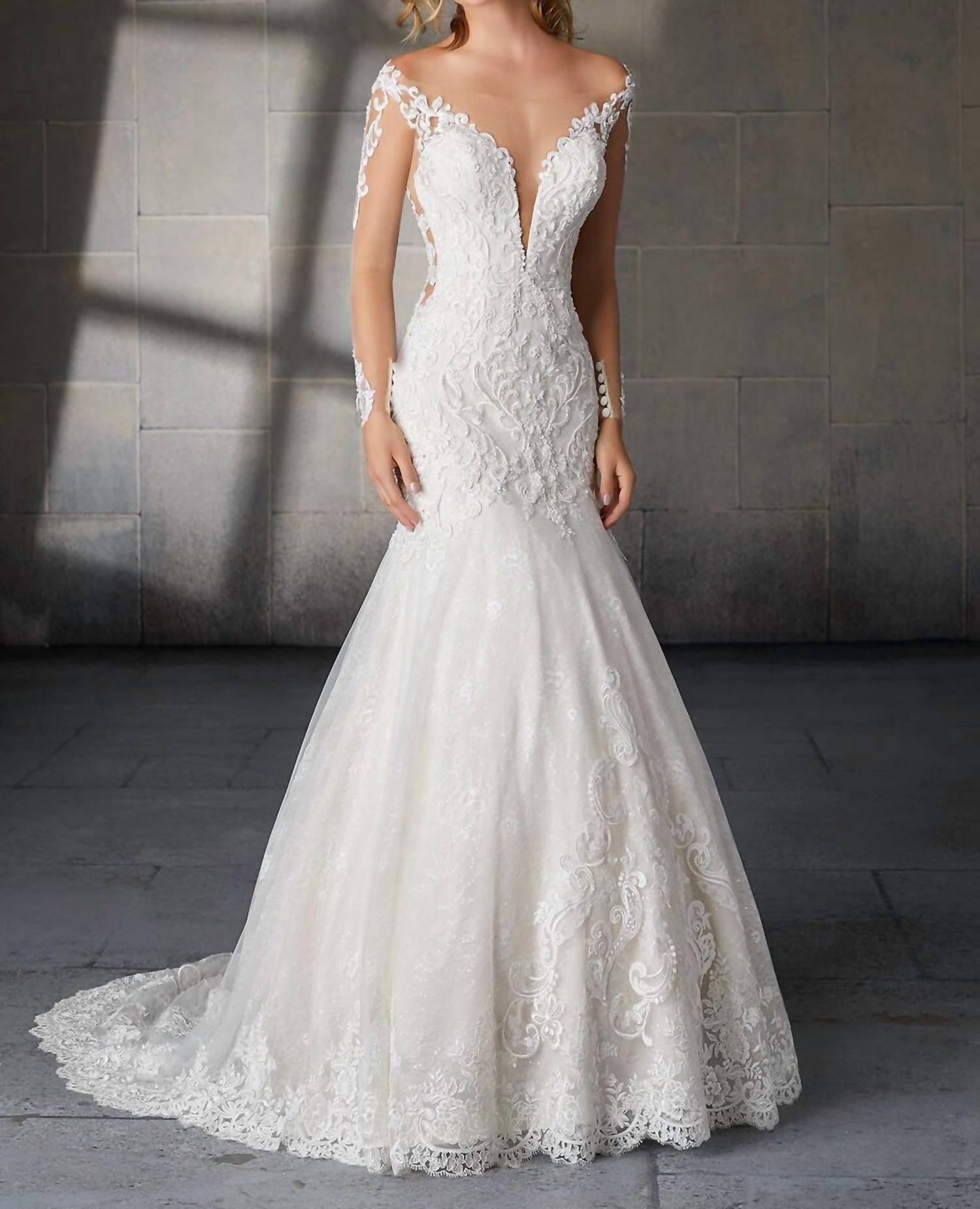 Morilee - Sharon Illusion Sleeve Gown