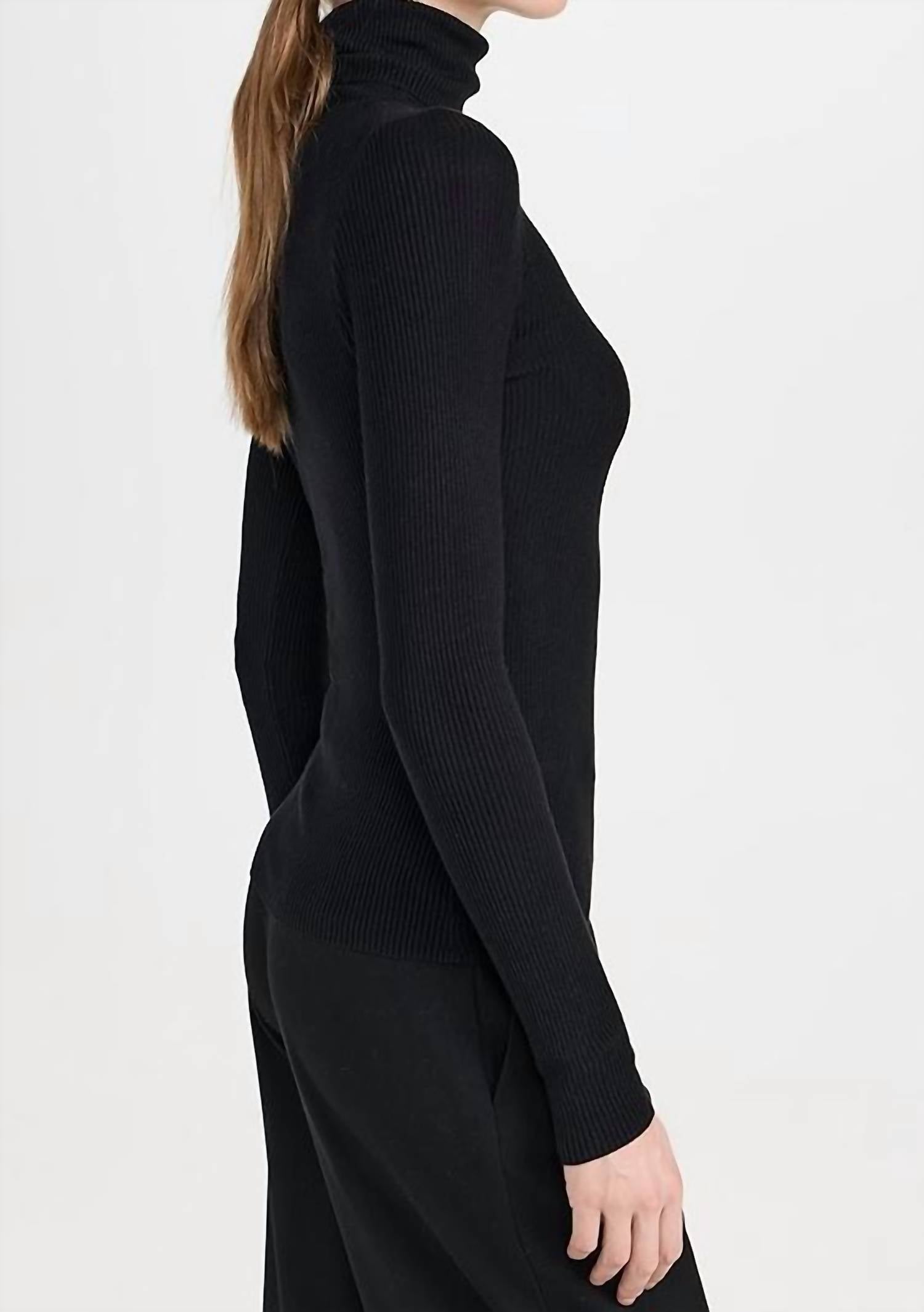 Enza Costa - Silk Layering Turtleneck Sweater