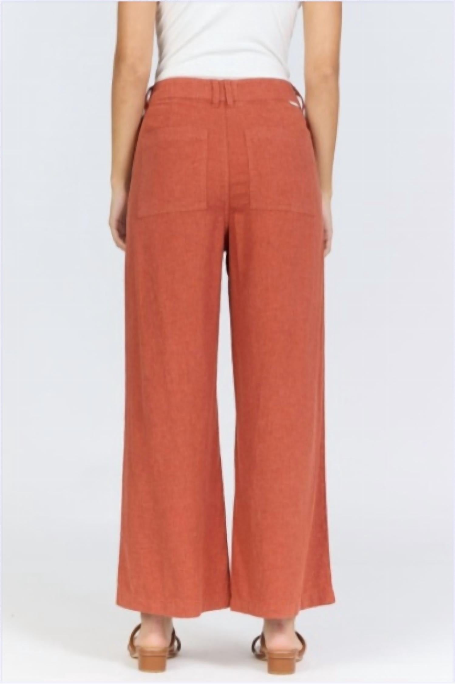 Dear John Denim - Audrey Cropped Linen Pant