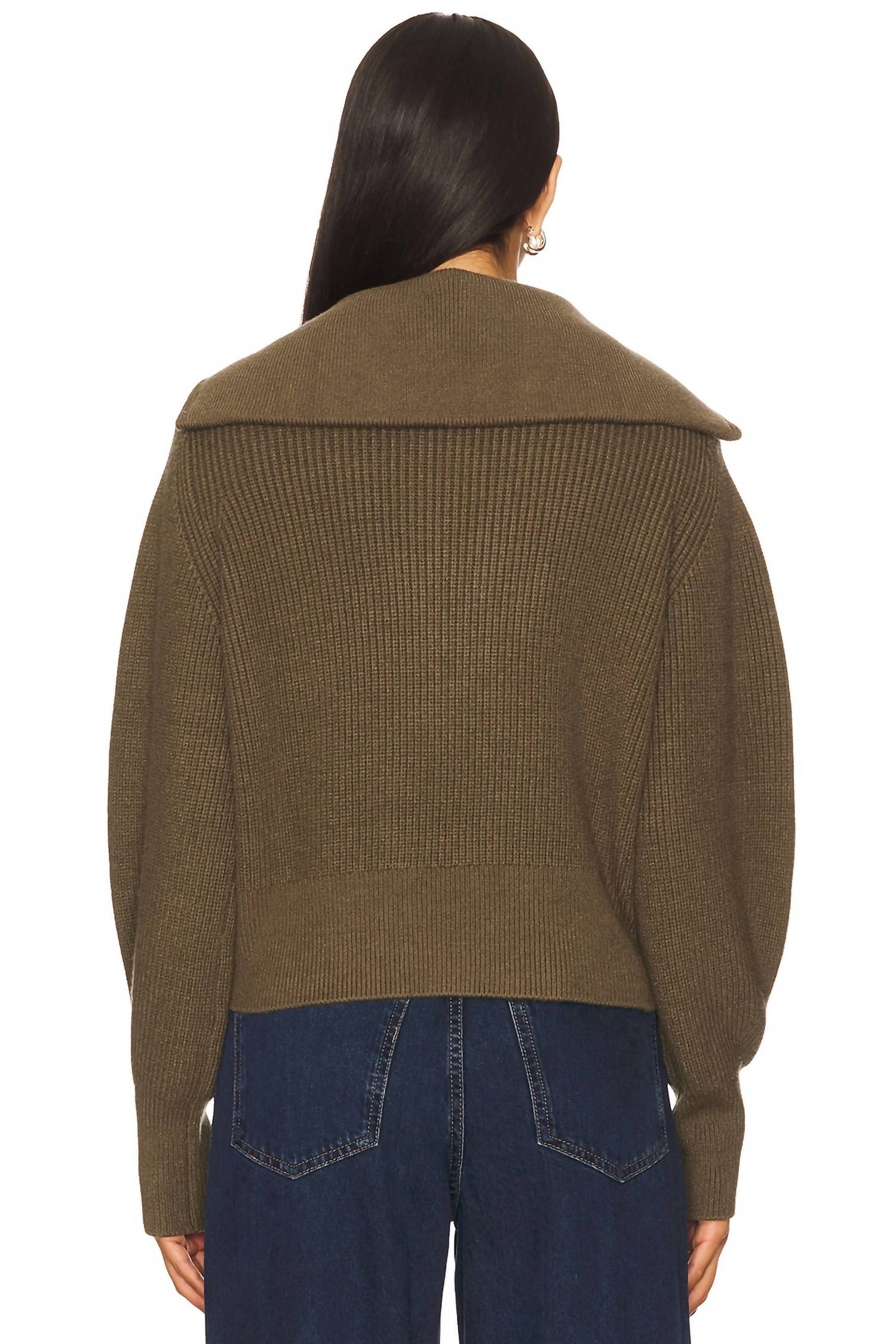 Varley - Maura Half Zip Rib Knit Sweater