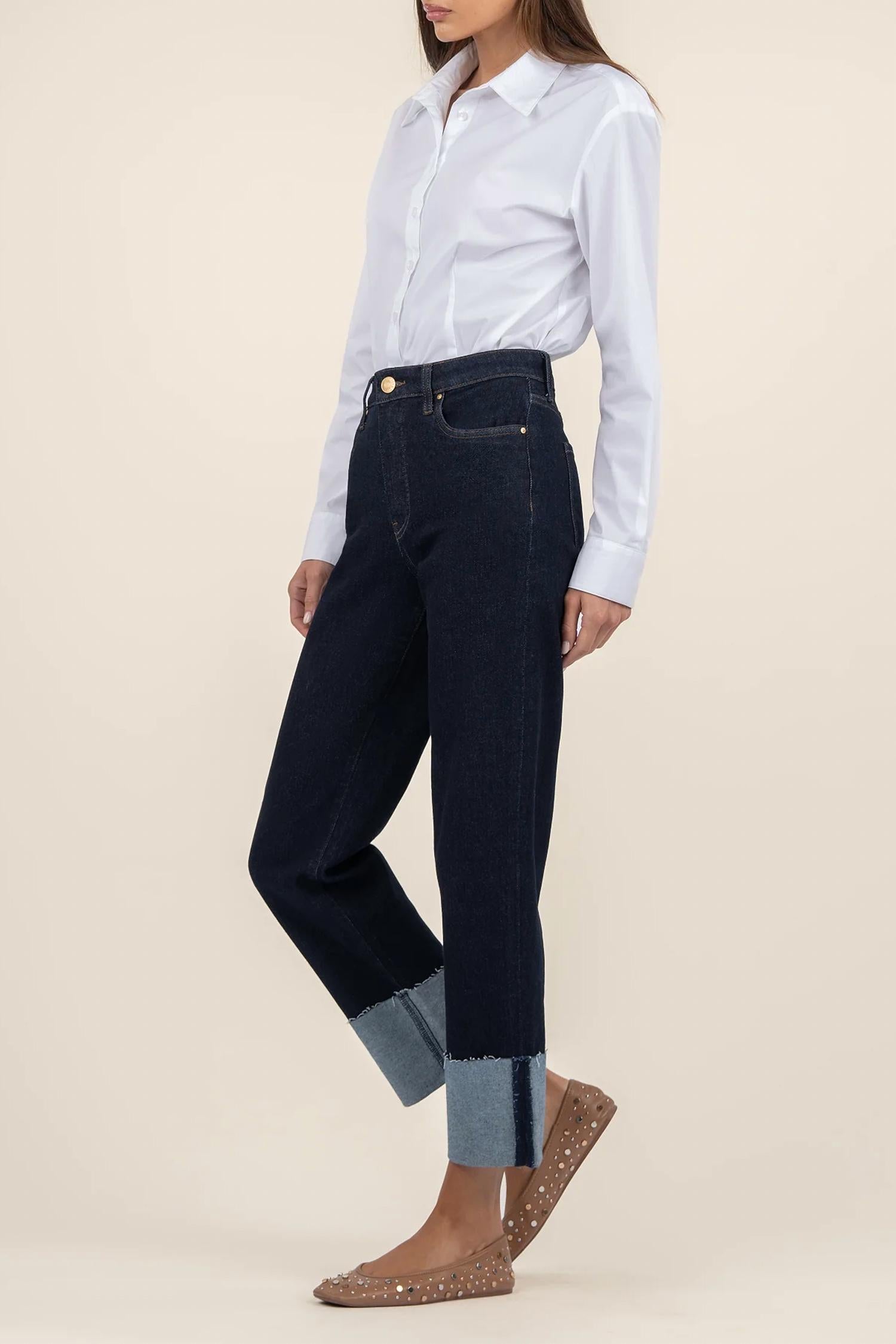 Kut From The Kloth - Fay High Rise Straight Leg Jeans