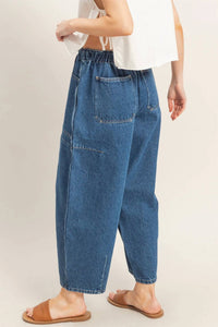 Hyfve - Cargo Wide Leg Barrel Jeans