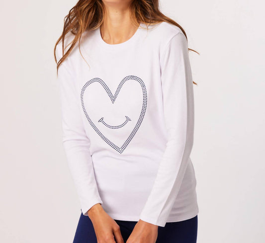French Kyss - Heart Scoop Neck Top