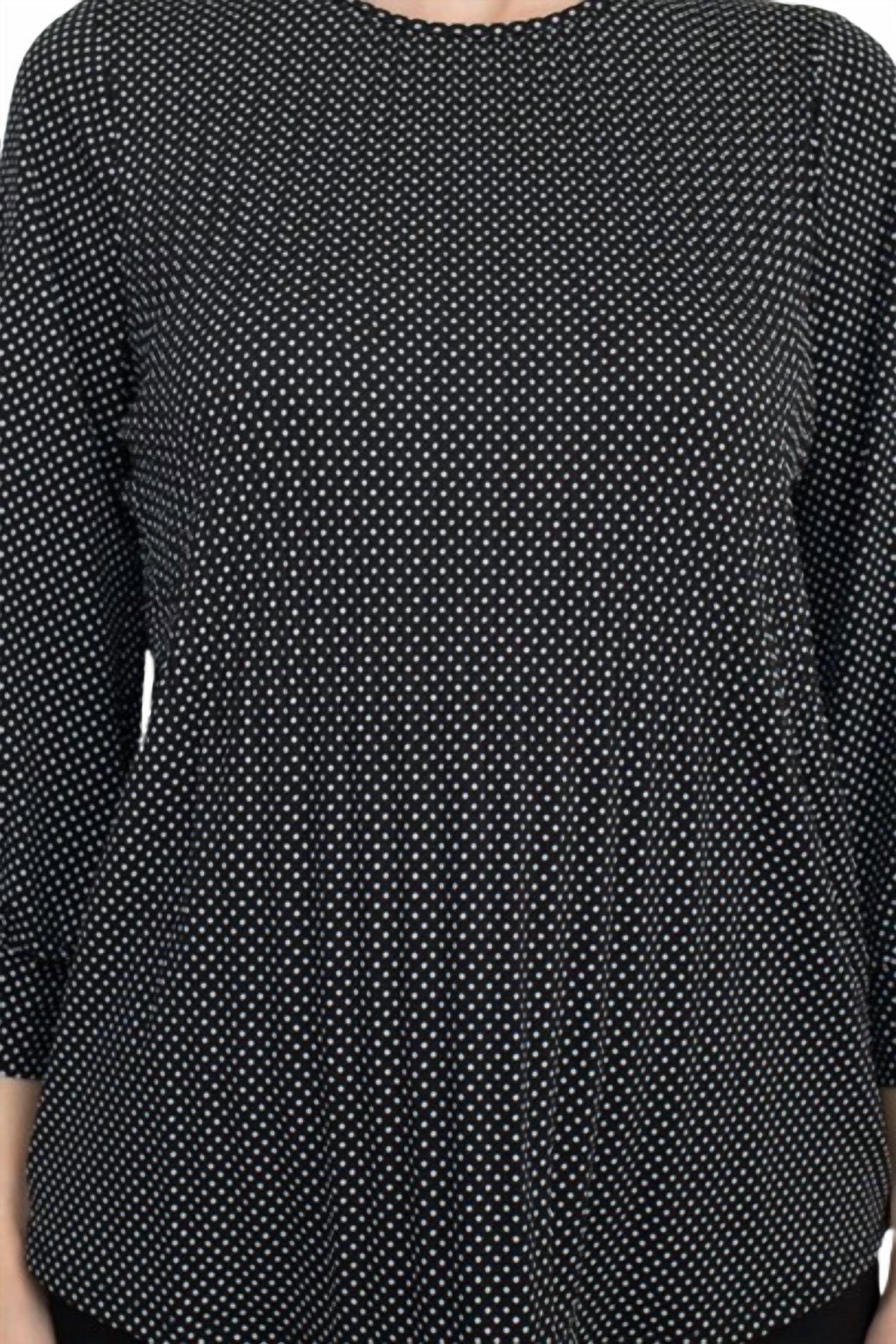 Adrianna Papell - Three-quarter Sleeve Crepe Top