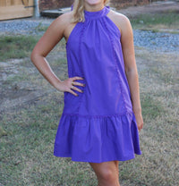 Joy Joy - Christine Halter Neck Mini Dress
