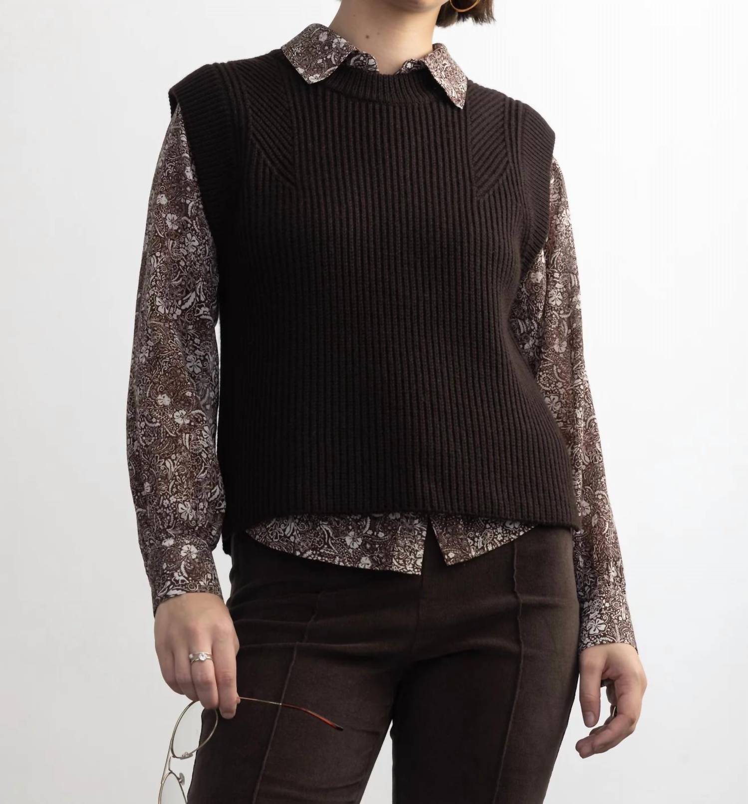 Margaret O'Leary - Jeannie Crewneck Vest