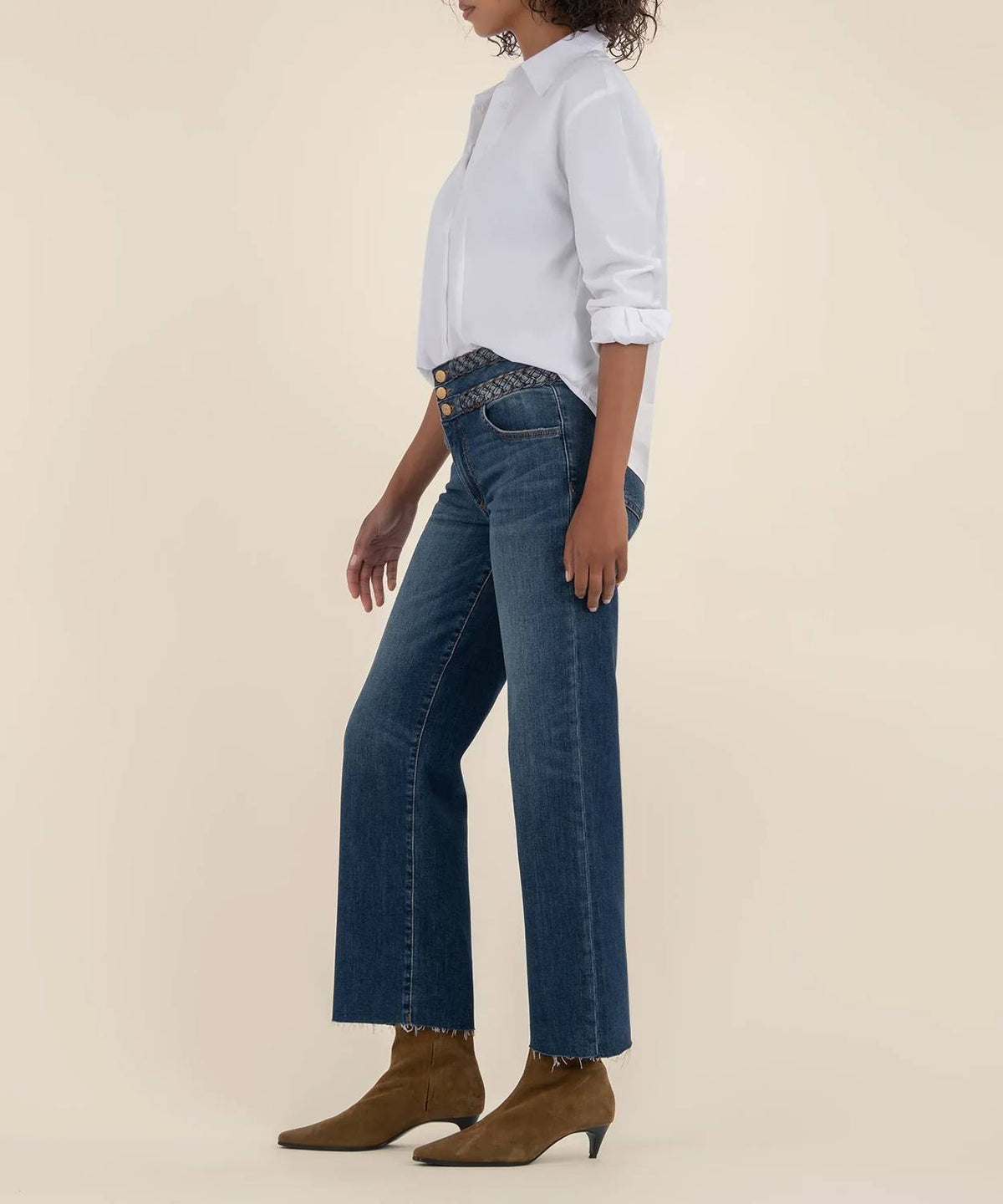 Kut From The Kloth - Charlotte High Rise Braided Waistband Jeans