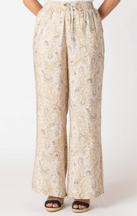 Dex - Spring Paisley Wide Leg Flowy Pants
