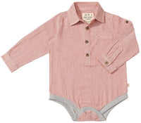 Me & Henry - Boy's Jasper Long Sleeve Onesie