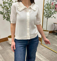 Staccato - Peter Pan Collar Cardigan