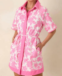 Strut & Bolt - Crochet Trim Shirt Dress