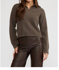 Lucy Paris - Oren Mixed Media Top