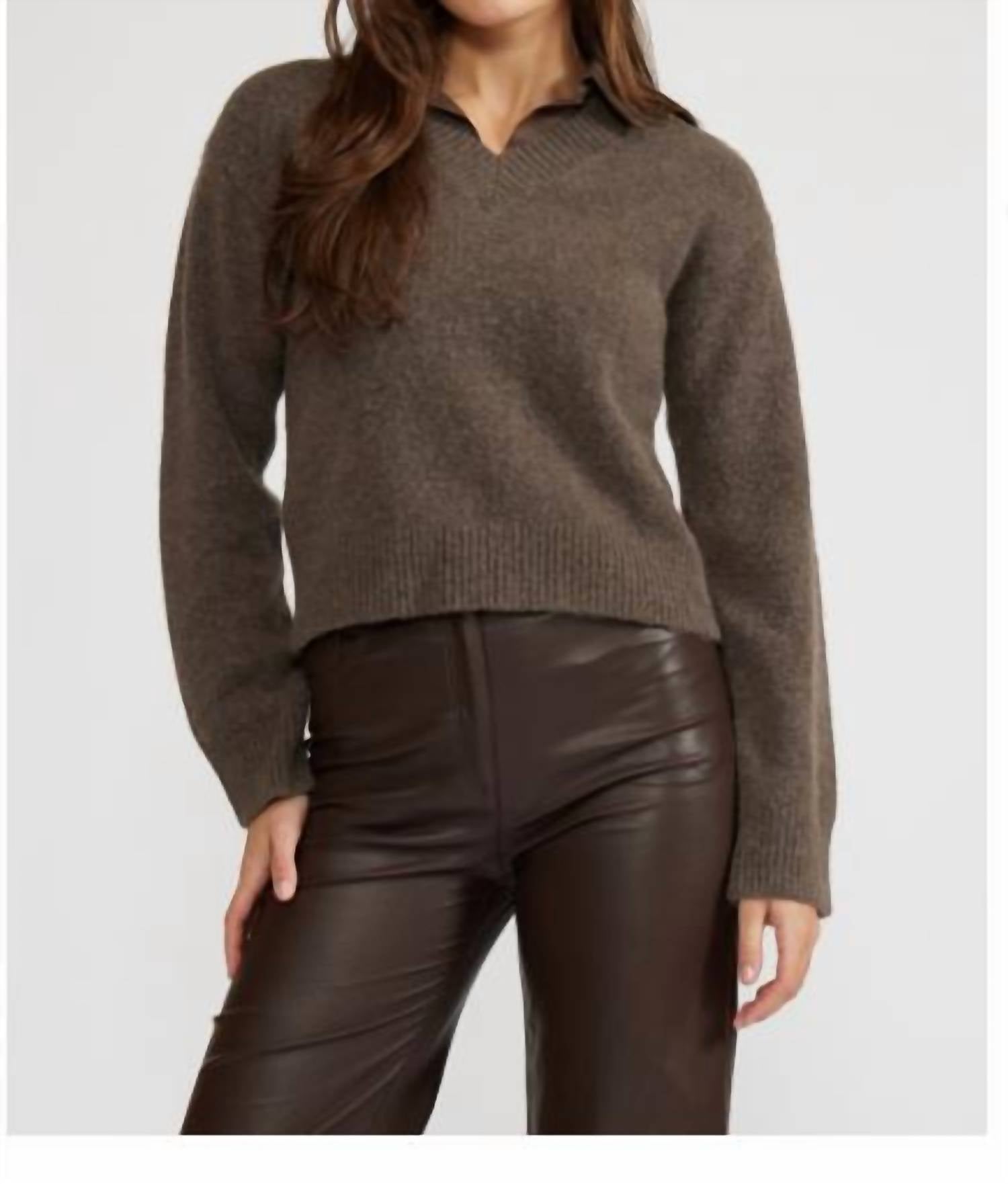 Lucy Paris - Oren Mixed Media Top
